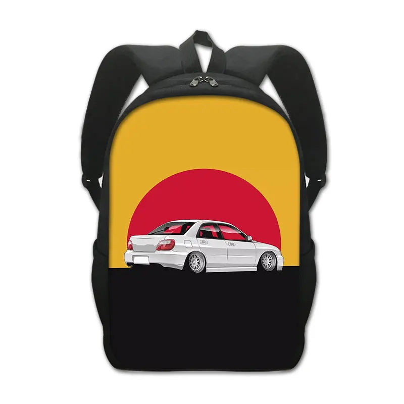 Mochilas estilo JDM ligeras y comodas , tela duradera y con buen almacenamiento