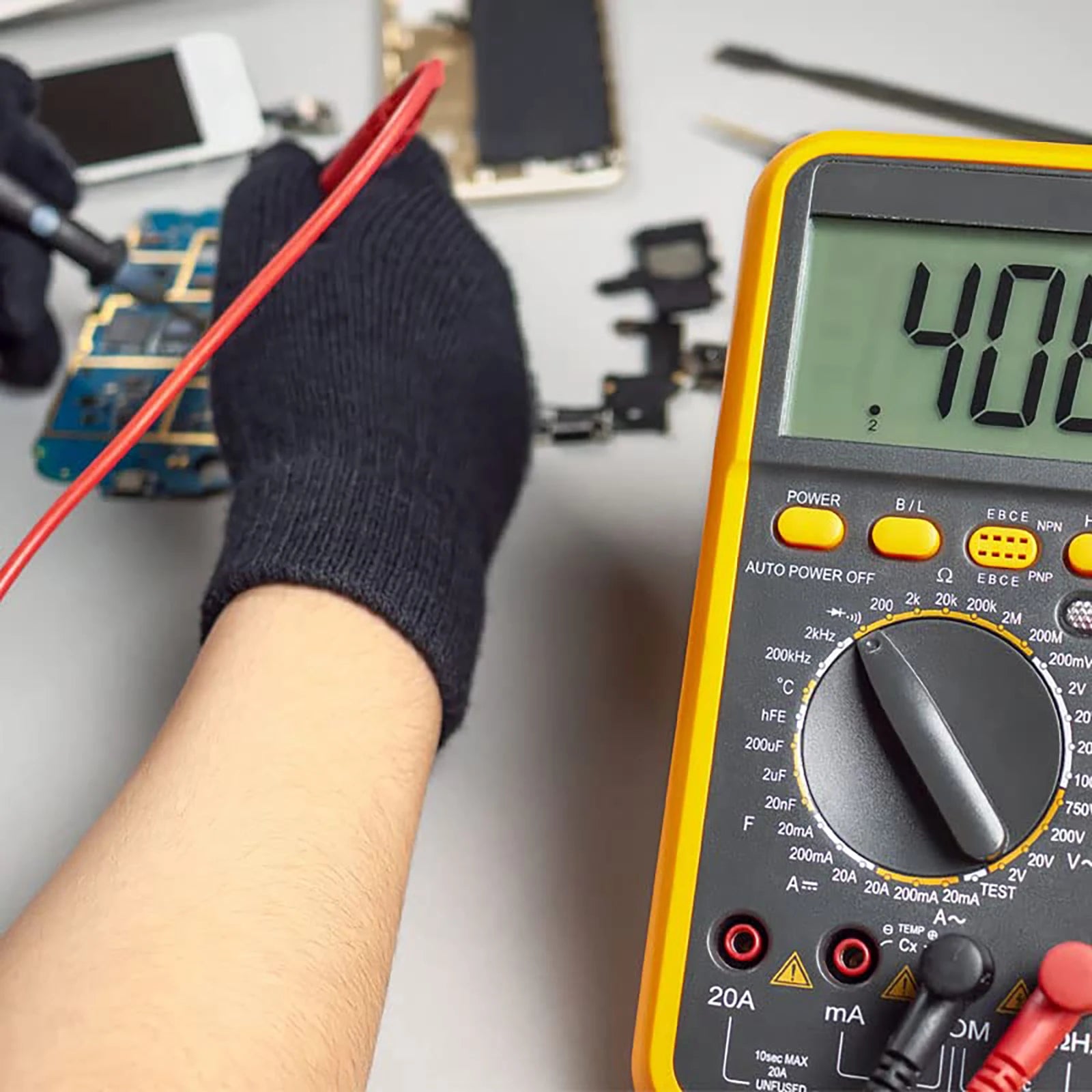 Multimeter Test Leads Universal Cable AC DC 1000V 20A 10A CAT III Measuring Probes Pen for Multi-Meter Tester Wire Tips