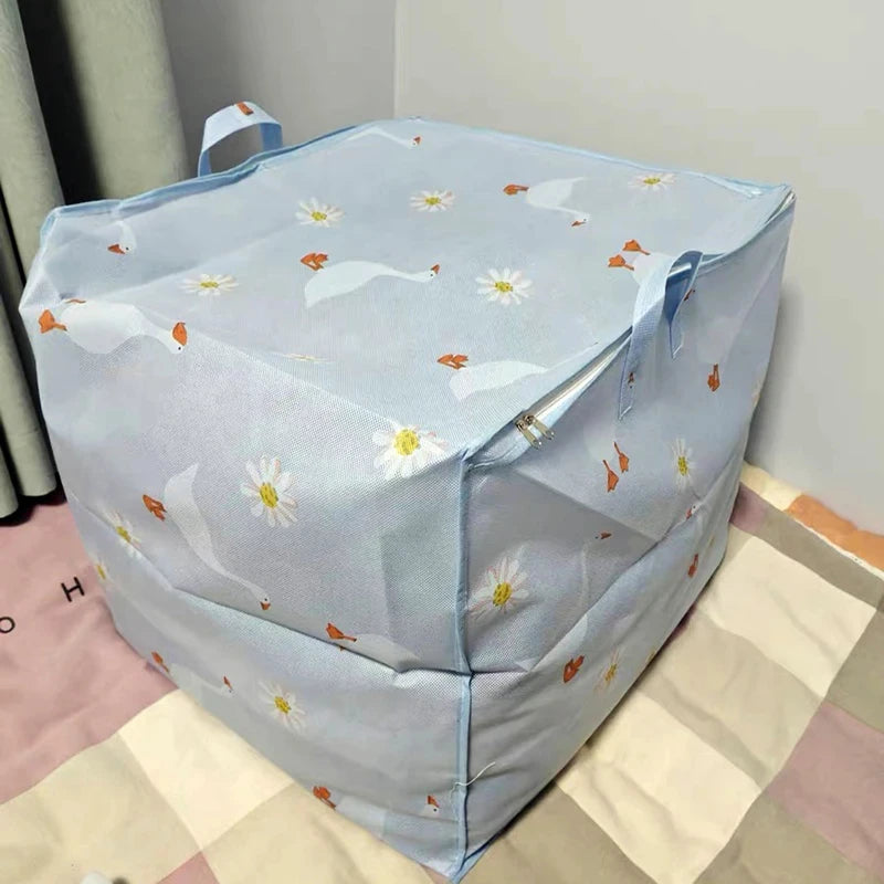 Bolsa organizadora de almacenamiento de 1 pieza para guardar artículos de primera necesidad, plegable, impermeable, de alta capacidad.