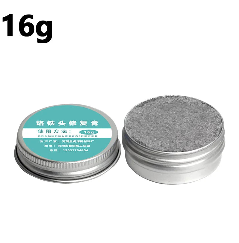 6-60g Soldering Iron Tip Refresher Clean Paste for Oxide Solder Soldering Iron Tip Activator Solder Tip Cleaner Refresher Repair