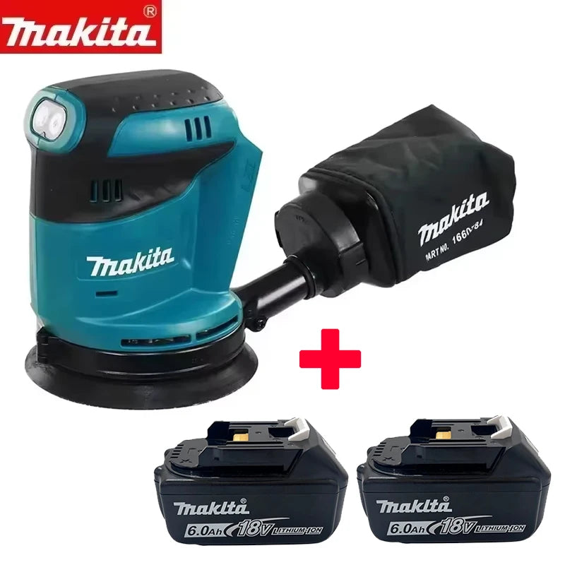 Makita DBO180Z 18V Brushless Cordless Rechargeable Disc Random Orbital Sander Woodworking Sanding Putty Polishing Bare Tool