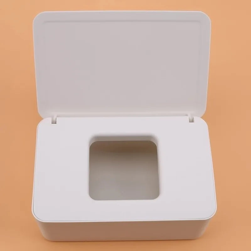 Nueva caja de pañuelos de plástico, soporte para pañuelos húmedos, toallitas, caja de almacenamiento de papel tisú, dispensador de toallas de papel, organizador de servilletas para el hogar