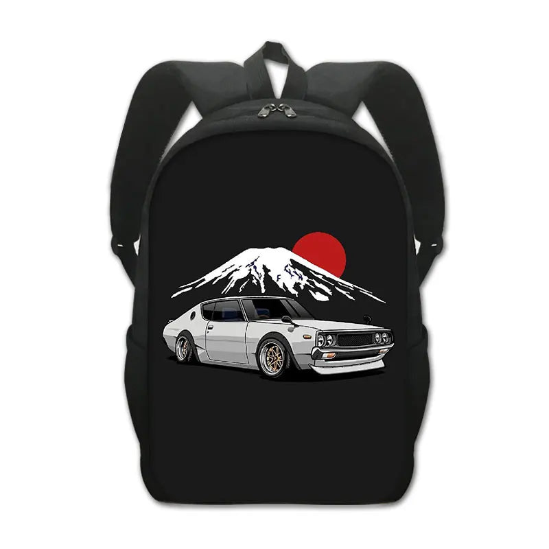 Mochilas estilo JDM ligeras y comodas , tela duradera y con buen almacenamiento