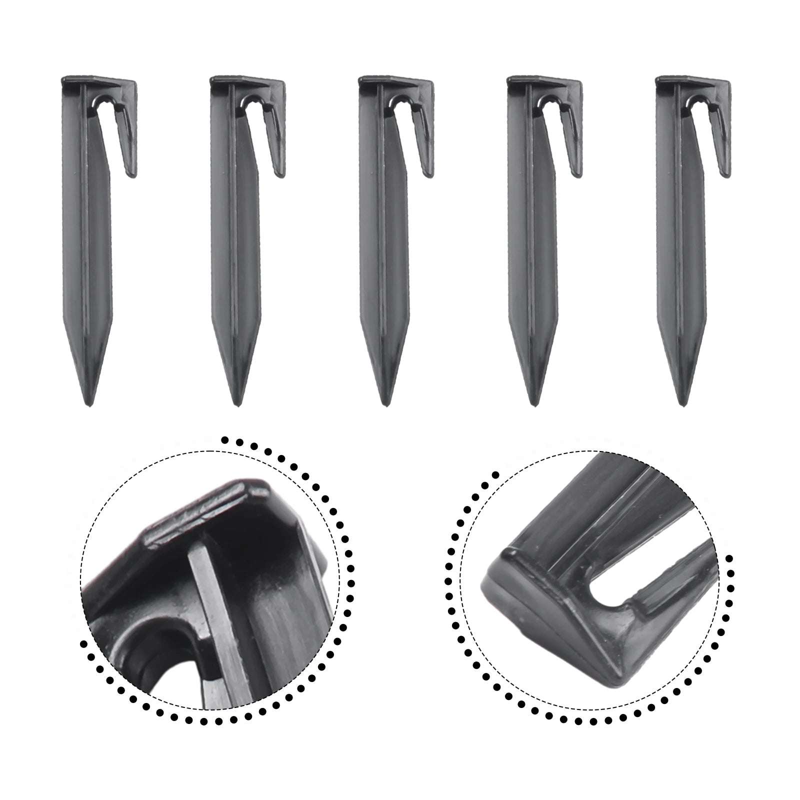 100pcs Lawn Mower Peg Boundary Nail Ground Spikes Fixing Pins For Securely Anchoring Robot Mower Lawn Mower Accessories