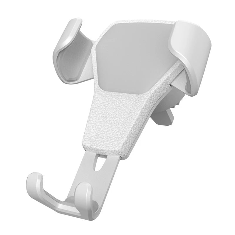 Soporte de gravedad para coche con clip para ventilación de aire, compatible con GPS, iPhone y otros dispositivos.