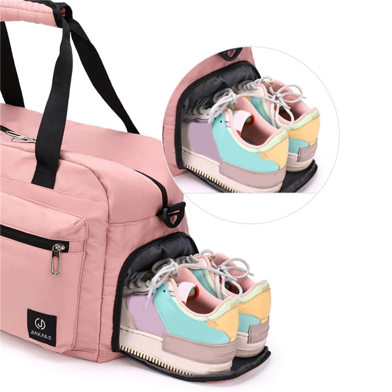 Bolso de viaje multifunción para mujer, bolso deportivo informal, bolso bandolera de gran capacidad, 2023