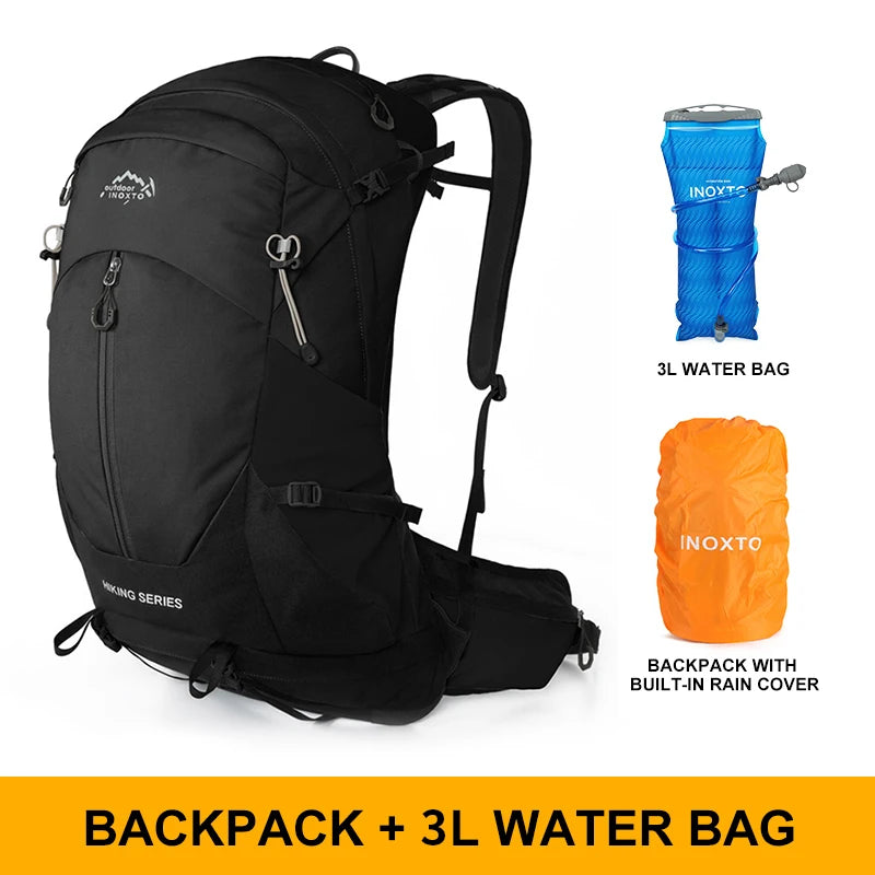 Hiking Backpack, Waterproof Hiking Daypack with Rain Cover, Lightweight Travel Camping Backpack for Men Women