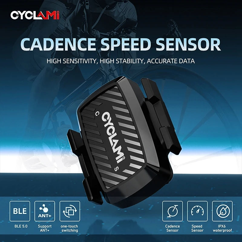 CYCLAMI Bicycle speedometer Cycling Cadence Speed Dual Sensor BT ANT+ Road Bike MTB For Garmin XOSS G2+ G2 Plus IGPSPORT BSC100S