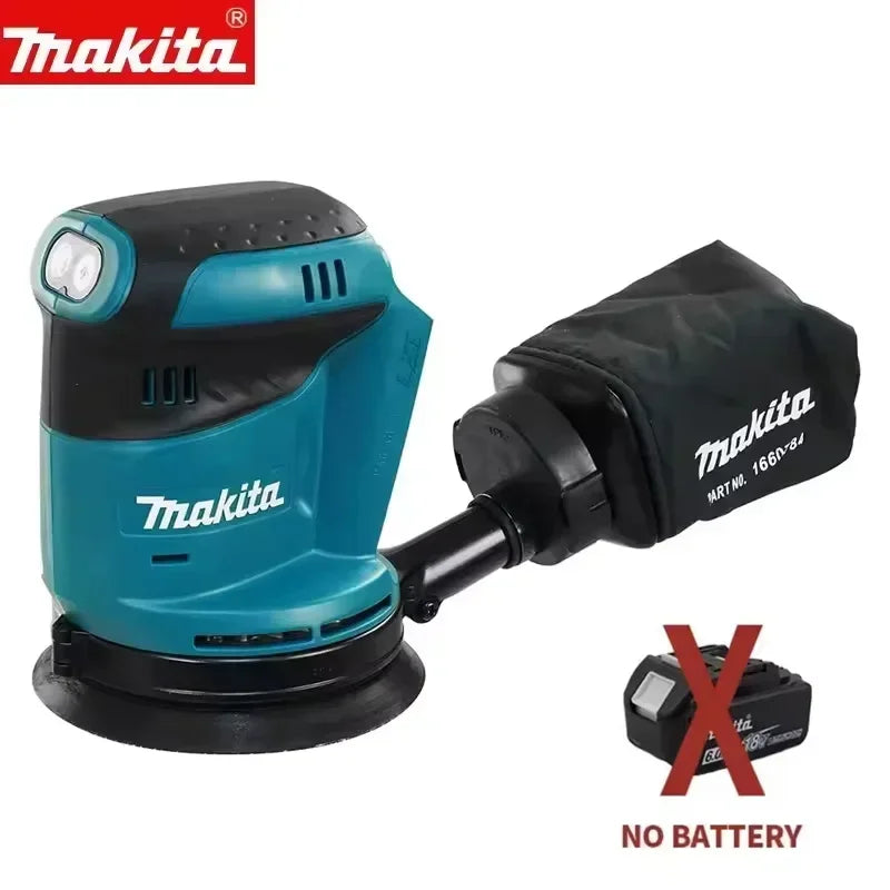 Makita DBO180Z 18V Brushless Cordless Rechargeable Disc Random Orbital Sander Woodworking Sanding Putty Polishing Bare Tool
