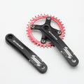 EVOSID Bicycle Crankset 104BCD Mountain Bike Square Hole Crank Aluminum Alloy 170mm MTB Bike Crank 8-12S Chainring 32/34/36/38T