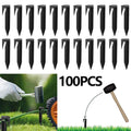100pcs Lawn Mower Peg Boundary Nail Ground Spikes Fixing Pins For Securely Anchoring Robot Mower Lawn Mower Accessories
