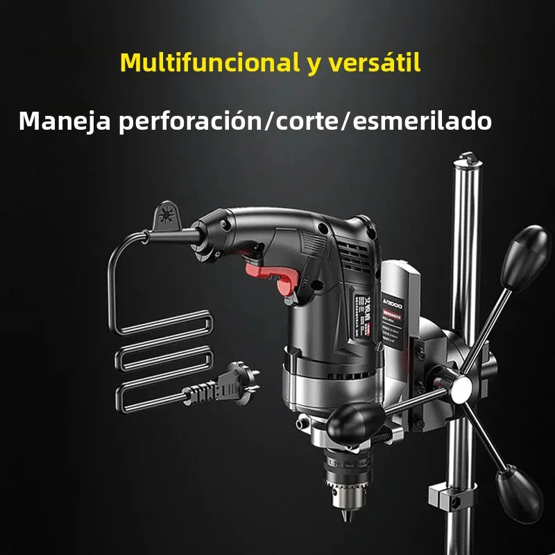 Portable Universal Drill Press Stand Adjustable Drill Holder Bracket Convert Electric Hand Drill to Bench Drill for DIY Work