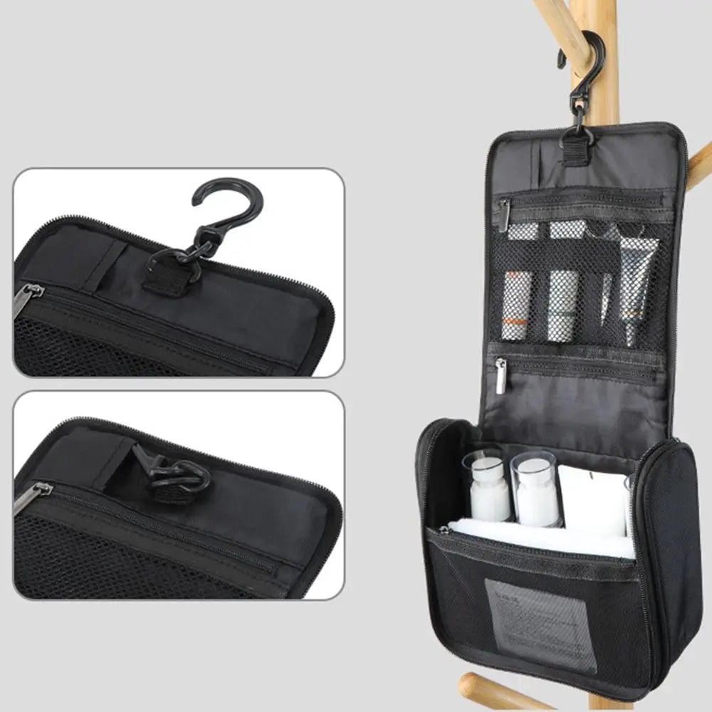 Nylon Mesh Washing Supplies Storage Bag Waterproof Multifunction Makeup Bag Large Capacity Travel Storage Handbag Workout Gear