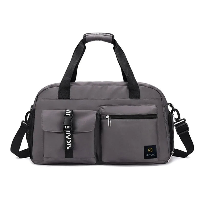 Bolsos de viaje de moda para mujer, bolso deportivo de gran capacidad para hombre, bolso de fin de semana impermeable, bolso de mensajero para mujer, seco y húmedo.