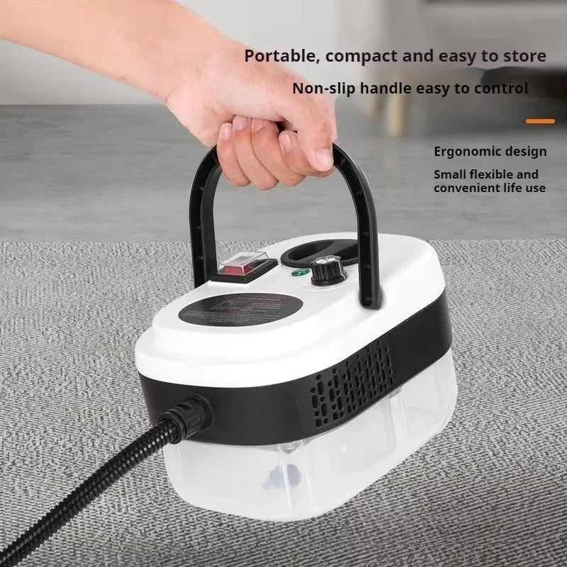 220V EU Limpiador a vapor de alta temperatura con enchufe para limpieza profunda de hogar, coche, cocina, campana extractora y aire acondicionado. Esterilización de aparatos.