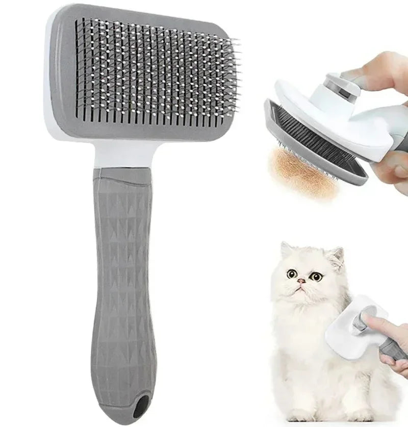Cepillo quitapelos para perros, peine para gatos, cepillo de masaje para el cuidado de mascotas, cepillo de baño para limpieza, suministros para perros