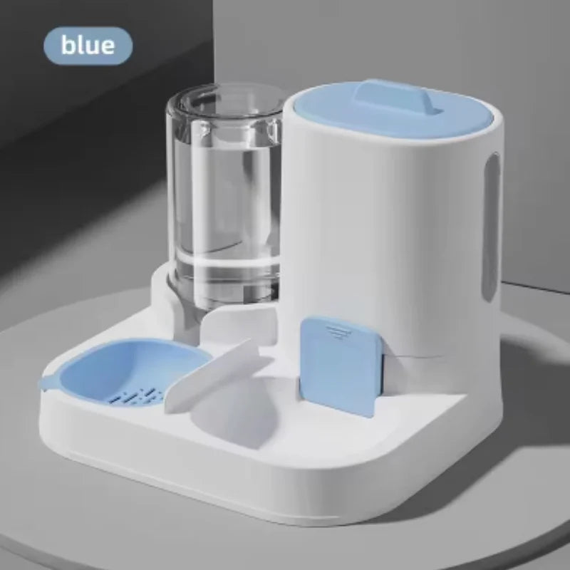 Comedero para gatos, comedero para perros, comedero para gatos, comedero suave y dispensador de agua dos en uno, suministros para mascotas