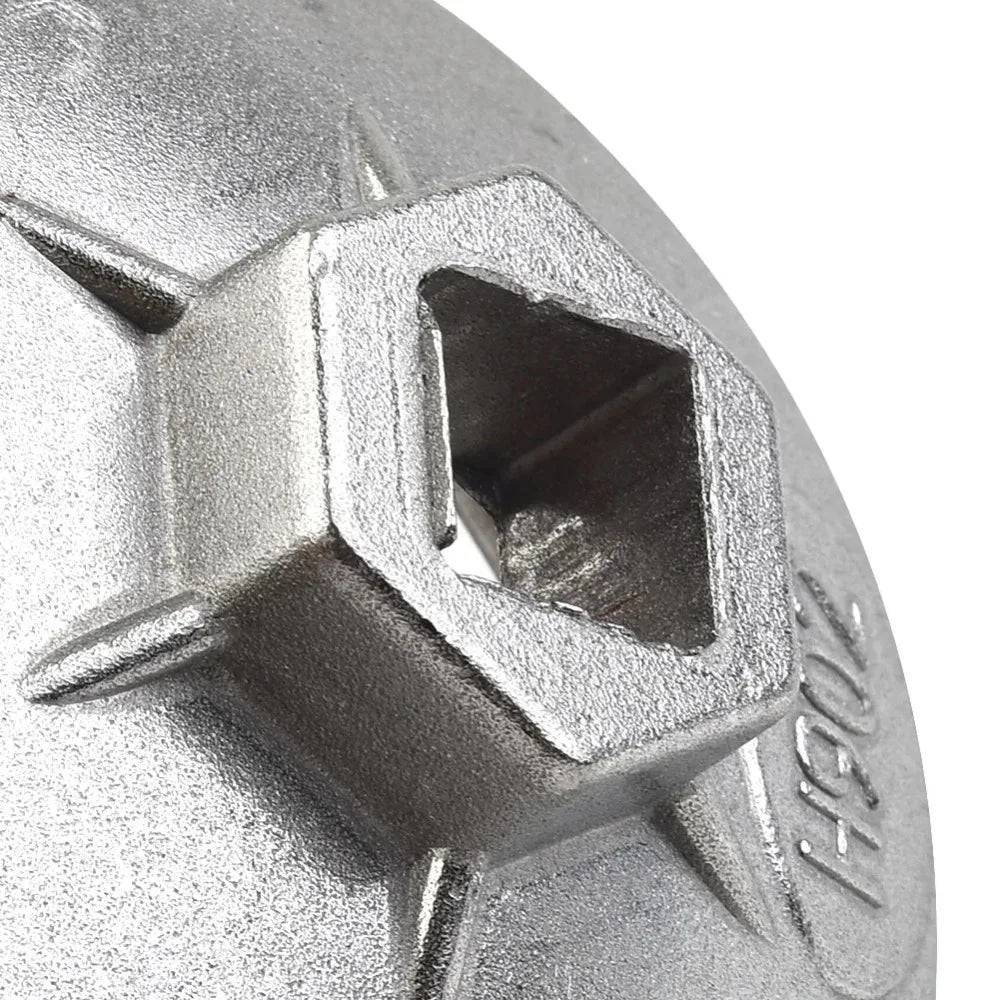 ‌1pc Llave de vaso para filtro de aceite para herramientas de accionamiento de 901/902/903/904 de 65/67/74/79 mm, herramienta manual para quitar filtros de máquina.