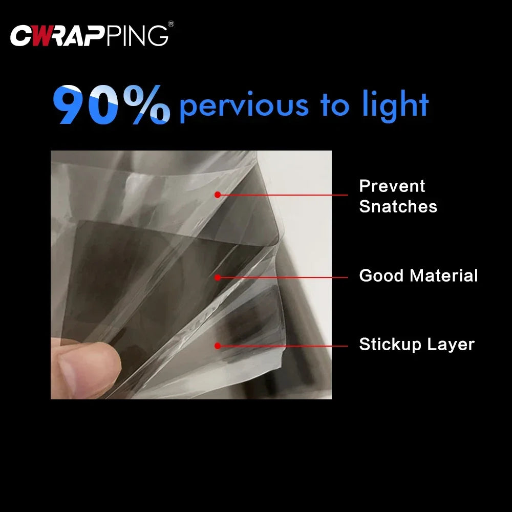 Car Transparent Light Protector Film Bumper Hood Paint Protection Auto Headlight Fog Light Vinyl Smoke Film Foil Stickers Cover