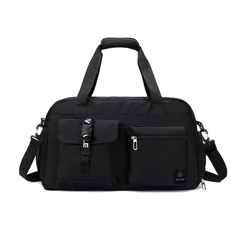Bolsos de viaje de moda para mujer, bolso deportivo de gran capacidad para hombre, bolso de fin de semana impermeable, bolso de mensajero para mujer, seco y húmedo.