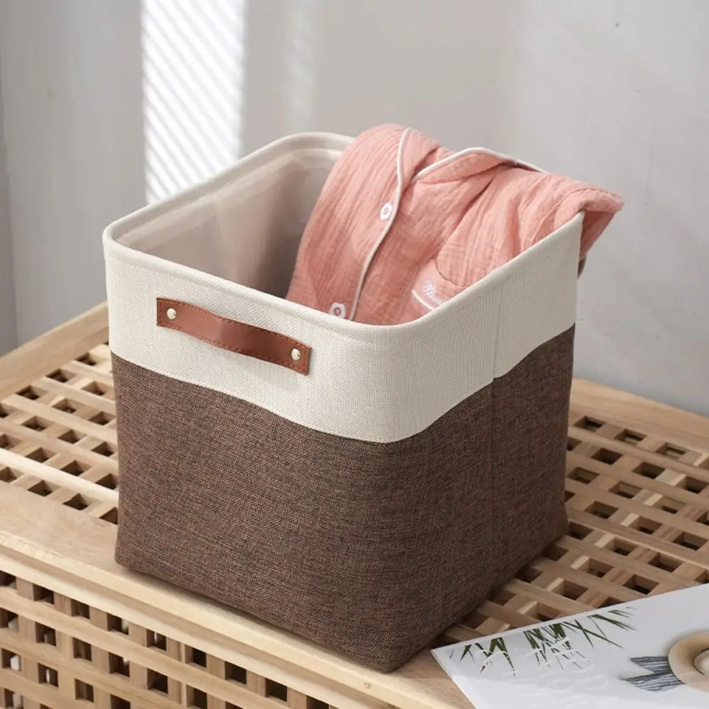Large Capacity Laundry Basket Dirty Clothes Basket Fabric Laundry Basket Folding Storage Basket Household Storage Box Portable