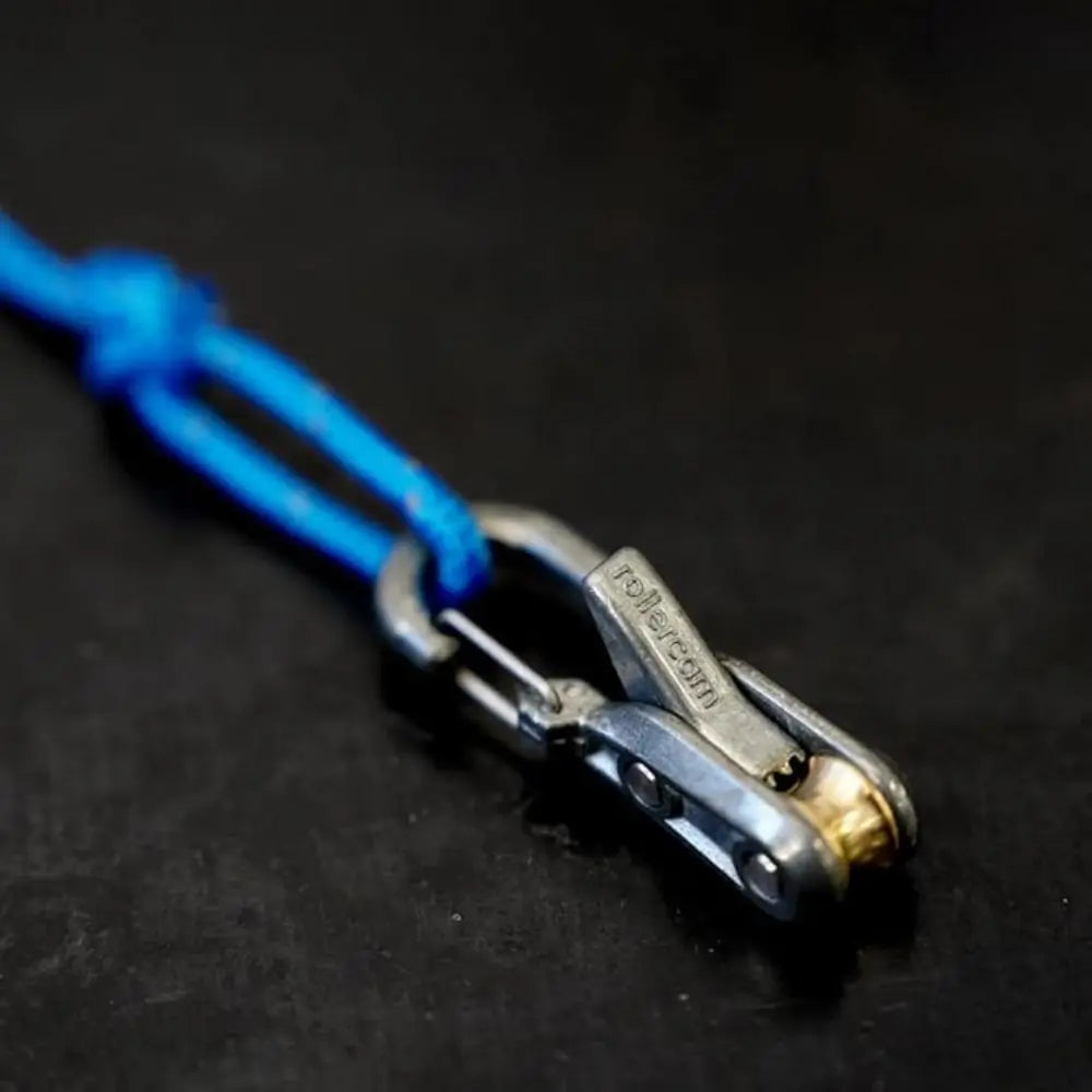 Lock Buckle Rope with Roller Tensioner 6 Hooks Non-Slip Paracord Adjusters Heavy-duty Cam Technology Rope Tension Adjuster