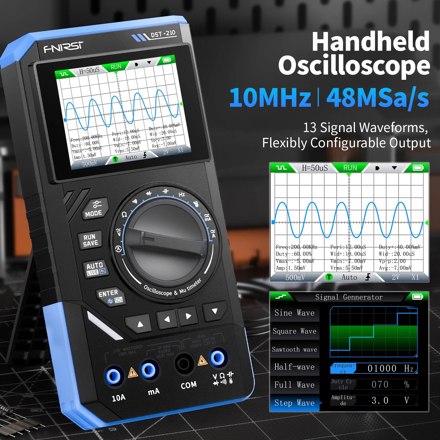 DST-210/DST-201 Es una herramienta tipo dial 2 en 1, ideal para controles de electrónica doméstica y estudios de reparación.