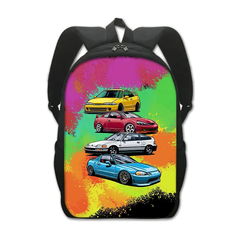 Mochilas estilo JDM ligeras y comodas , tela duradera y con buen almacenamiento