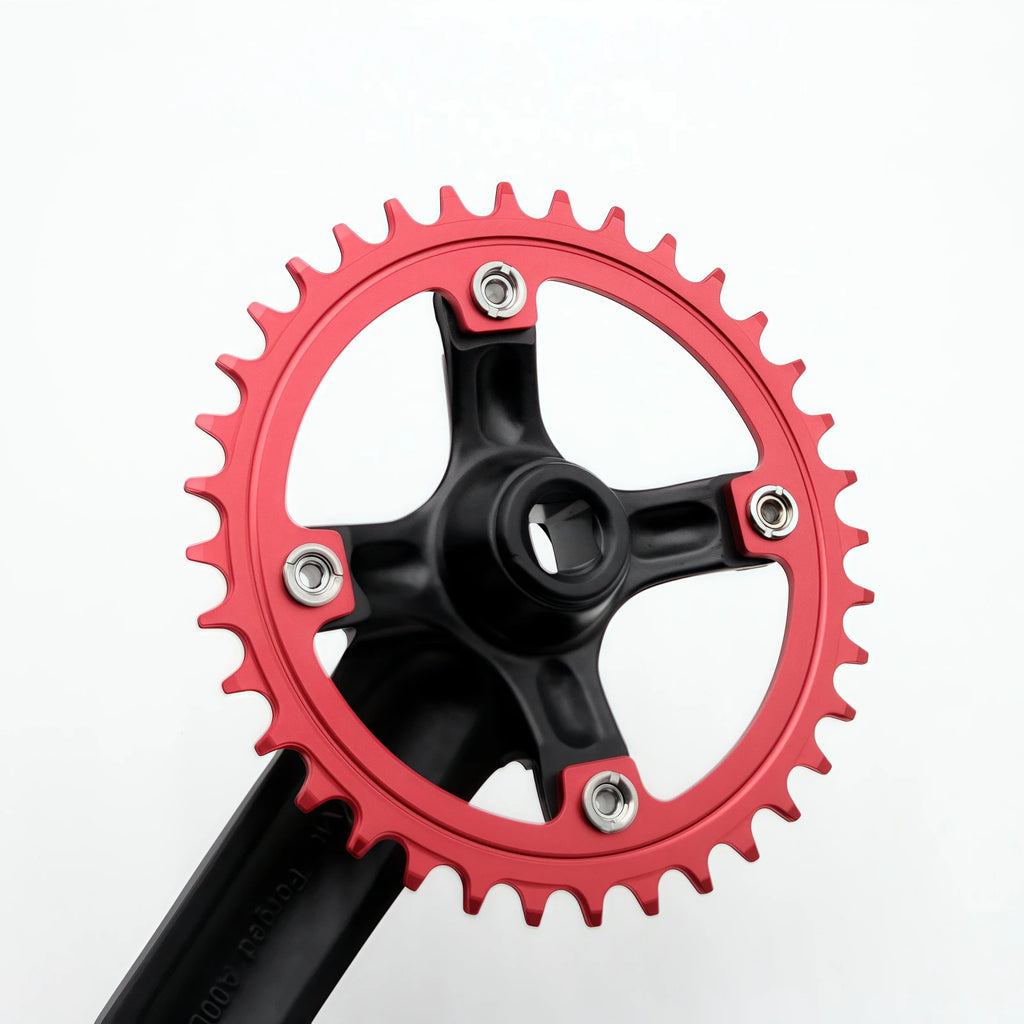 EVOSID Bicycle Crankset 104BCD Mountain Bike Square Hole Crank Aluminum Alloy 170mm MTB Bike Crank 8-12S Chainring 32/34/36/38T