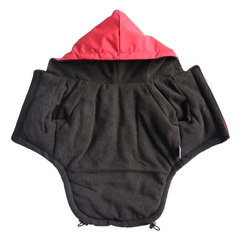 Ropa impermeable para perros, chaqueta intercambiable, abrigo para mascotas para perros pequeños y medianos, chaquetas de forro polar cálidas de invierno para perros, impermeable para cachorros y chihuahuas.