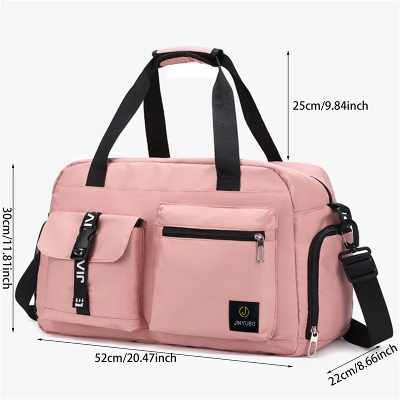 Bolso de viaje multifunción para mujer, bolso deportivo informal, bolso bandolera de gran capacidad, 2023