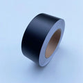 Rollo de cinta de vinilo negro mate para envolver ventanas, rayas negras mate, pegatinas para pilar interior de coche