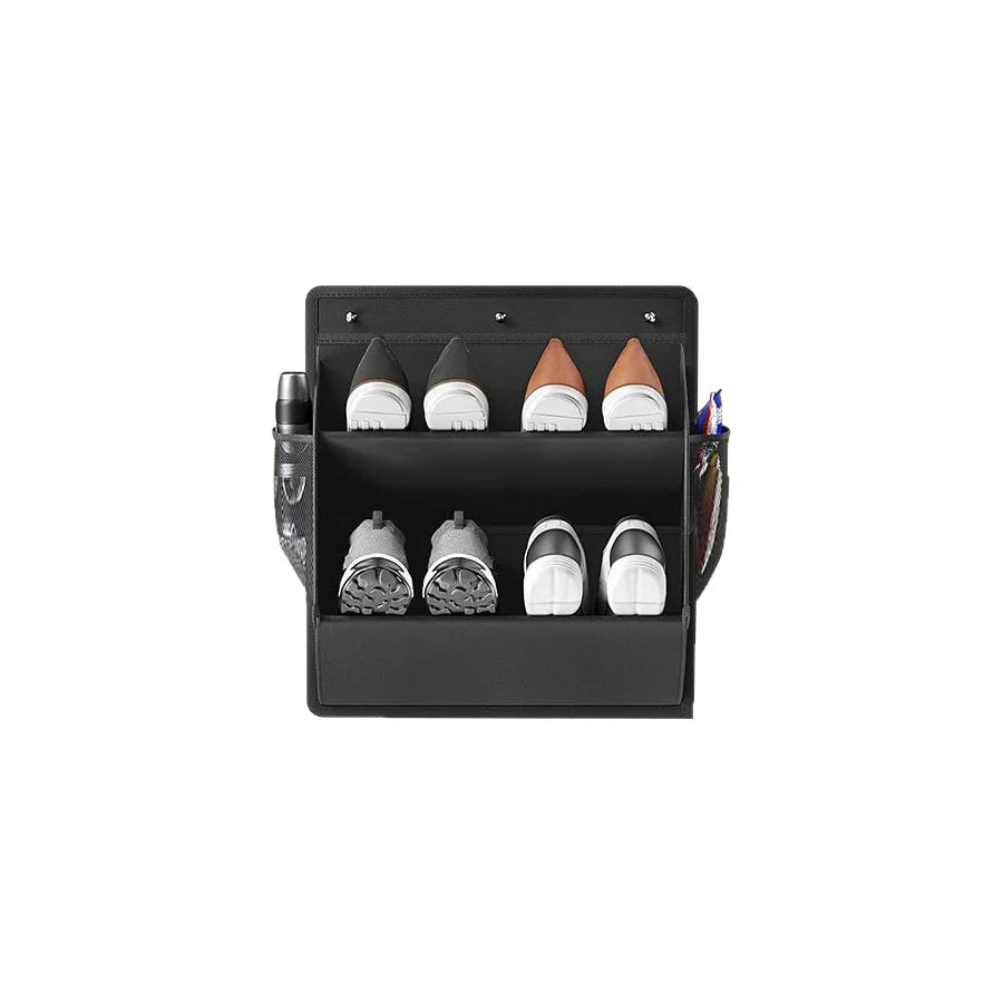 Organizador para colgar sobre la puerta, bolsa de almacenamiento de zapatos, múltiples bolsillos, montaje en pared para RV, sin herramientas, ahorro de espacio, utilidad