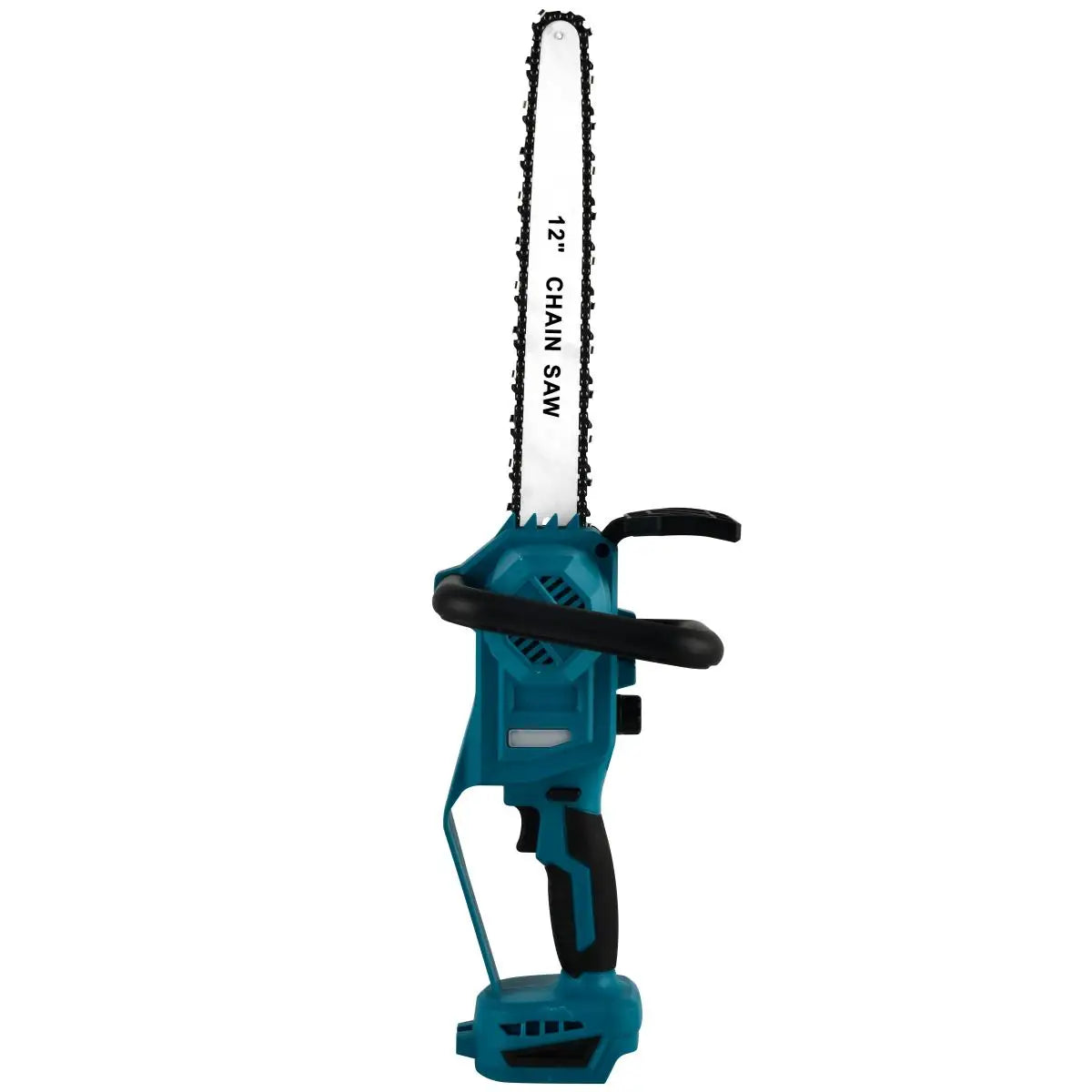 Motosierra eléctrica inalámbrica azul de 12 pulgadas, 600 W, de mano, sin escobillas, para carpintería, herramienta eléctrica para batería Makita de 18 V.