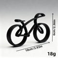 Minimalist Bike Model, Elegant 3D Printed Cycling Sculpture for Desk Decor, Home Office Gift for Cyclists