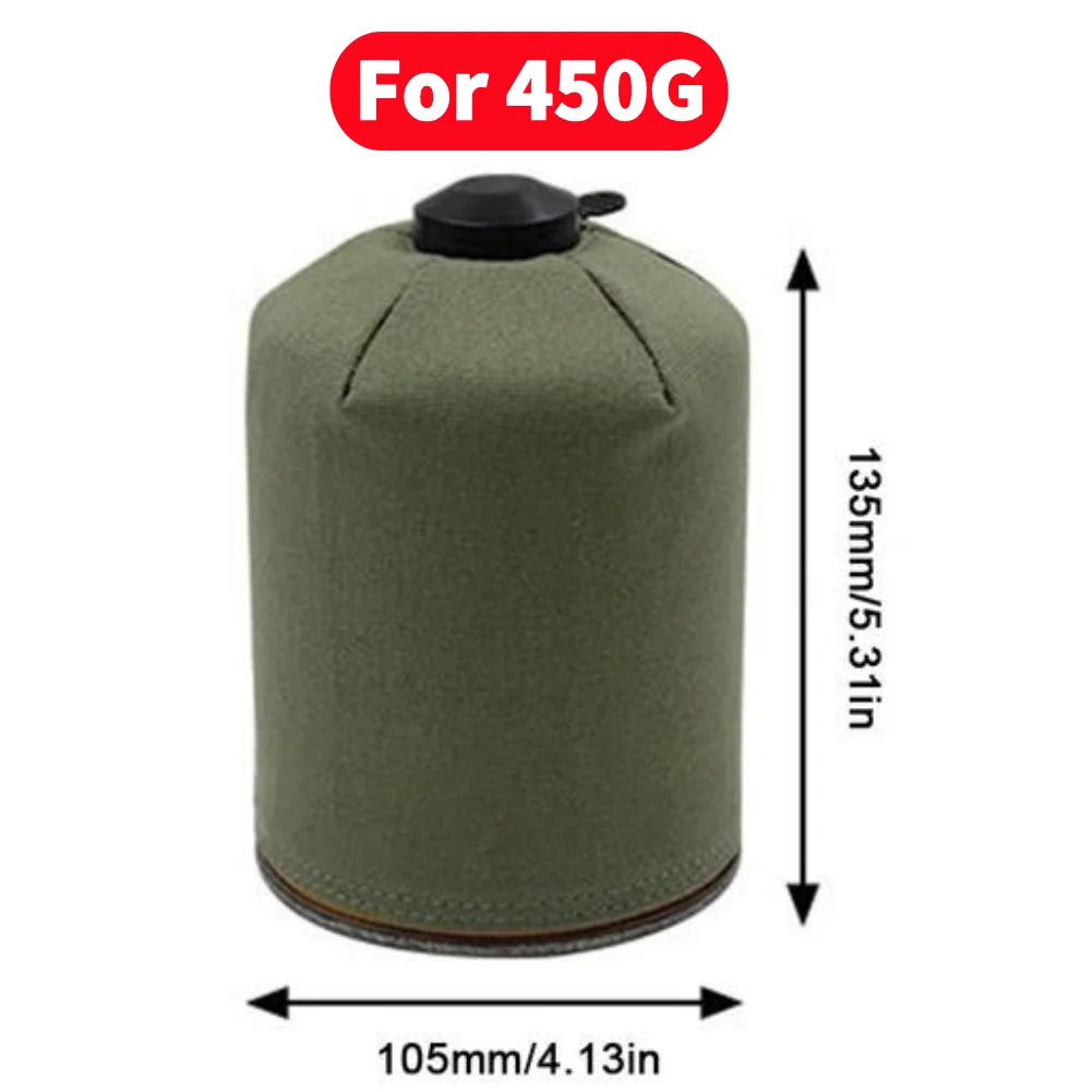 Camping Gas Tank Case 3 Sizes Gas Canister Protective Cover Fuel Cylinder Storage Bags Air Bottle Wrap Sleeve Protector