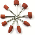 9/45 Pcs Stone Buffing Wheel Abrasive Stone Polishing Tools Grinding Stone Sanding Drill Bits for Dremel Rotary Tool(1/8" Shank)