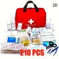 66/200/210pcs first aid kit, medical emergency kit, emergency survival hiking kit, home first aid camping kit