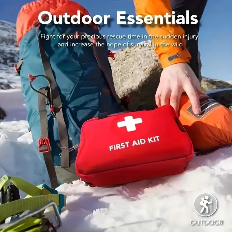 66/200/210pcs first aid kit, medical emergency kit, emergency survival hiking kit, home first aid camping kit