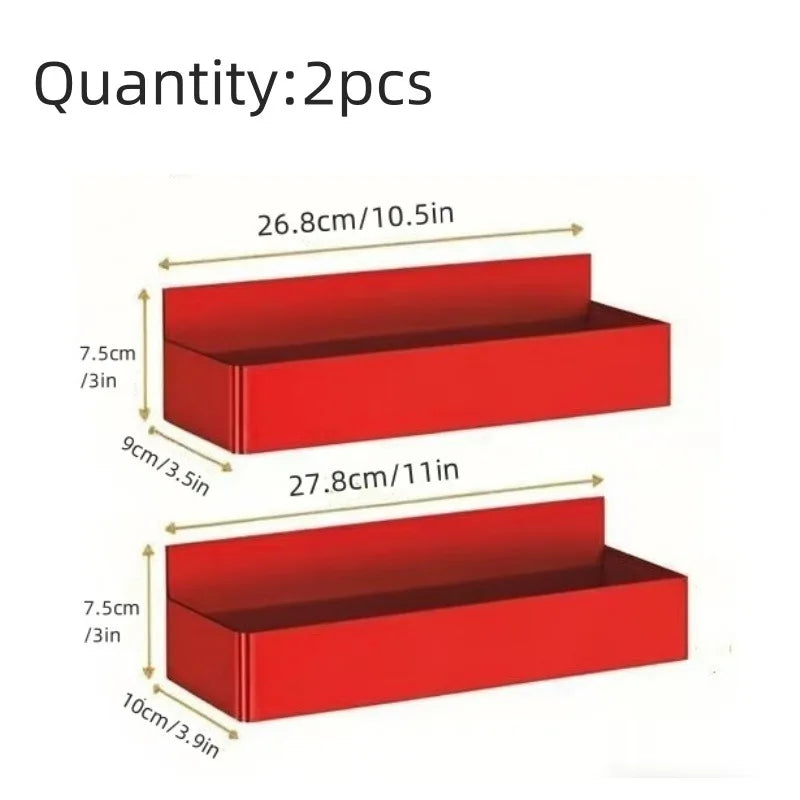 2pcs Magnetic Storage Rack Refrigerator/Washing Machine/Microwave Side Storage Rack Cabinet Strong Load-Bearing, Utility Racks