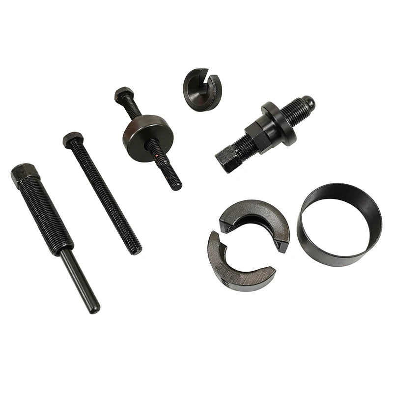 6Pcs Kit de polea de bomba de dirección asistida, extractor, herramienta de instalación y reparación para GM Ford C2 C111