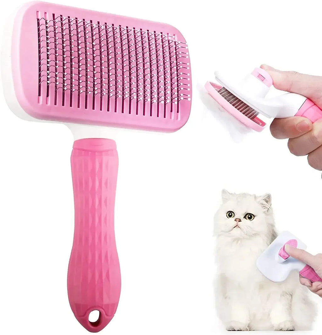 Cepillo quitapelos para perros, peine para gatos, cepillo de masaje para el cuidado de mascotas, cepillo de baño para limpieza, suministros para perros