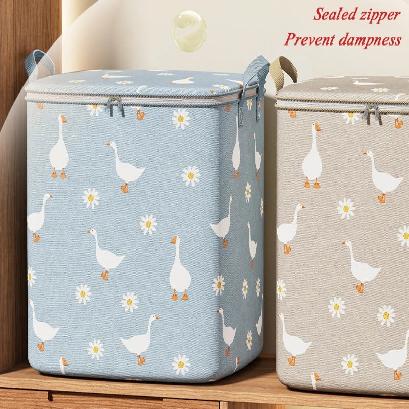 Bolsa organizadora de almacenamiento de 1 pieza para guardar artículos de primera necesidad, plegable, impermeable, de alta capacidad.