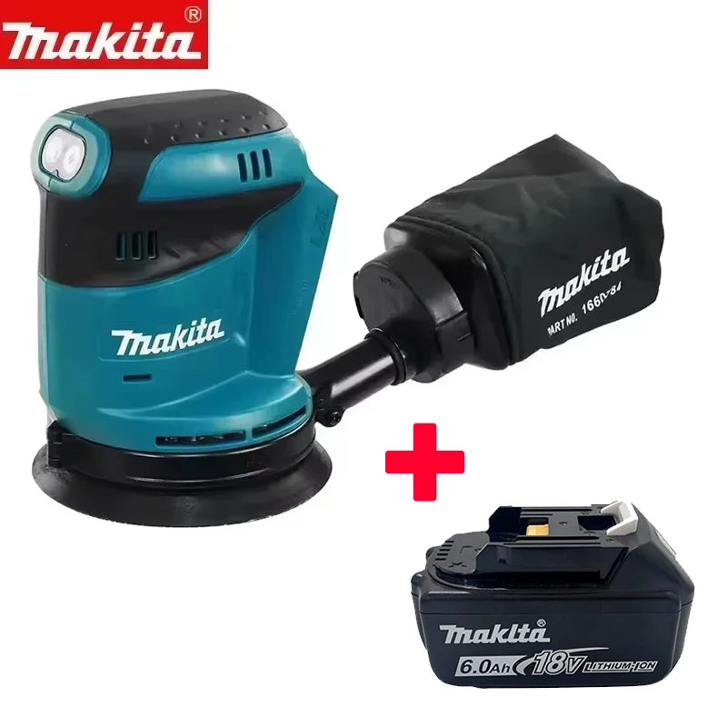 Makita DBO180Z 18V Brushless Cordless Rechargeable Disc Random Orbital Sander Woodworking Sanding Putty Polishing Bare Tool