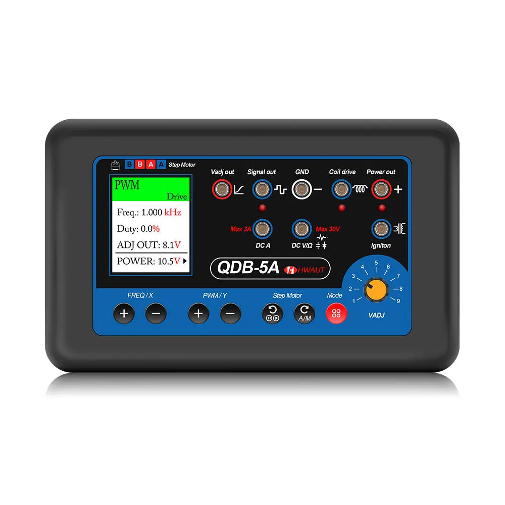 QDB 5A Auto Actuator Tester Oscilloscope Multimeter QDB-5A Car PWM Drive Stepper Motor Driver Ignition Coil Diagnostic Tools