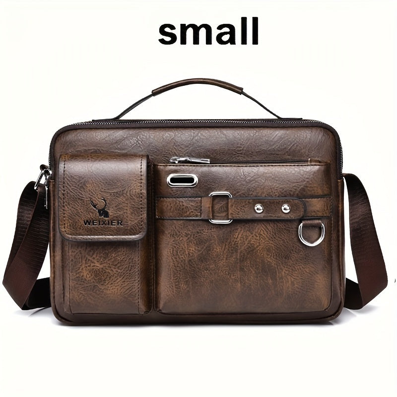 Bolso de hombro para hombre, bandolera, bandolera de negocios, bandolera, bolso de mano, bolso informal para hombre