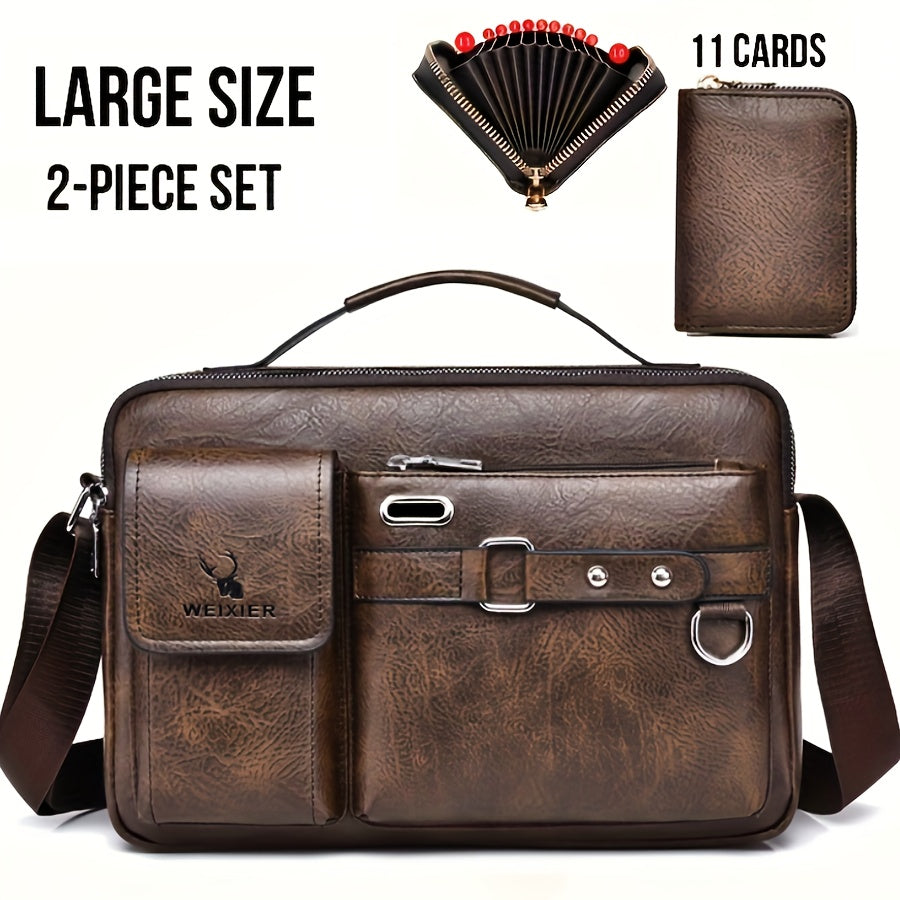 Bolso de hombro para hombre, bandolera, bandolera de negocios, bandolera, bolso de mano, bolso informal para hombre