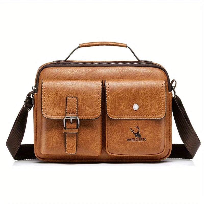 Bolso de hombro para hombre, bandolera, bandolera de negocios, bandolera, bolso de mano, bolso informal para hombre