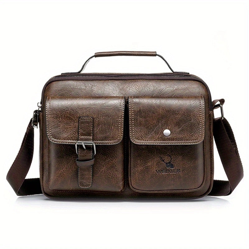 Bolso de hombro para hombre, bandolera, bandolera de negocios, bandolera, bolso de mano, bolso informal para hombre