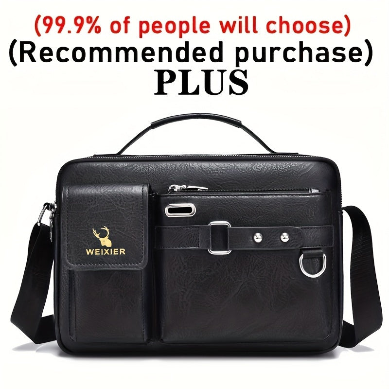 Bolso de hombro para hombre, bandolera, bandolera de negocios, bandolera, bolso de mano, bolso informal para hombre